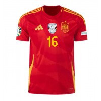 Spain Rodri Hernandez #16 Replica Home Shirt Euro 2024 Short Sleeve
